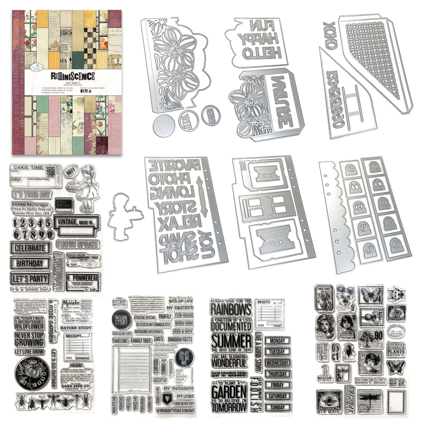 Elizabeth Craft Designs Bonanical Blend Complete Collection - Ships from 28th August
