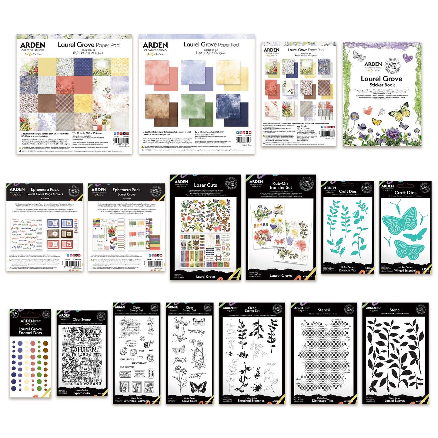 Arden Creative Studio Laurel Grove Collection by Katie Pertiet Complete Collection