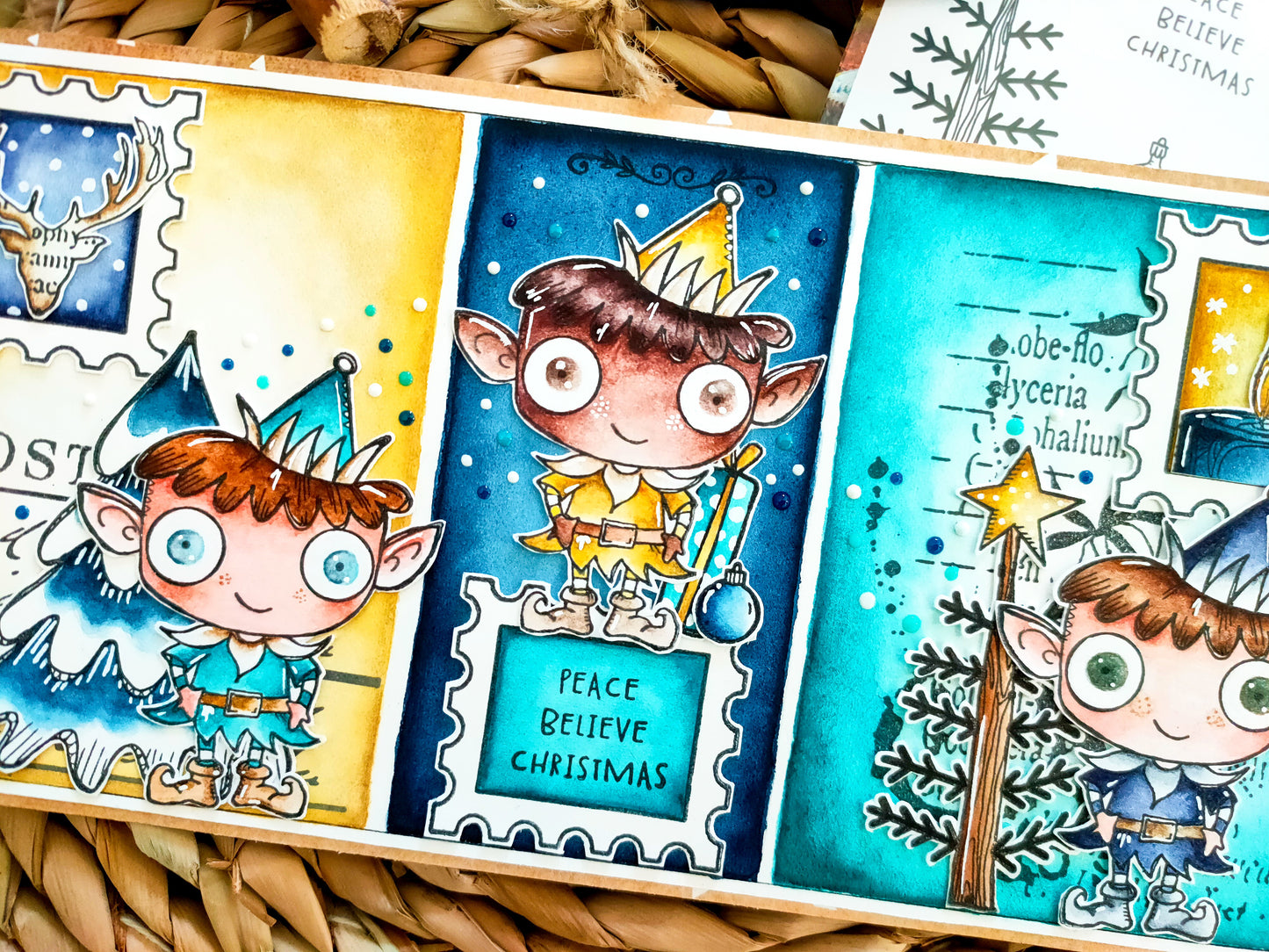 TP-741 - A7 Clear Stamp Set - Lil Elf