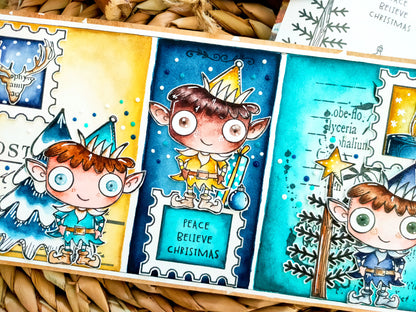 TP-741 - A7 Clear Stamp Set - Lil Elf