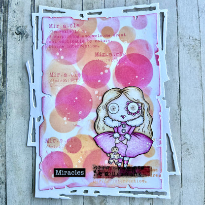 #135 - A4 Stencil - Bricks & Bubbles