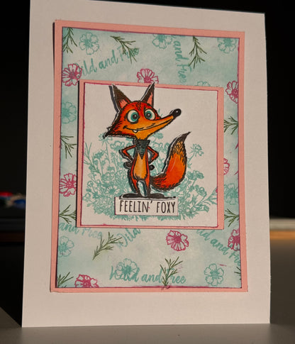 Creative Ember Designs Feelin' Foxy - A6 Stamp Set