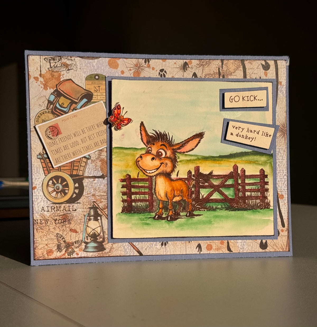 Creative Ember Designs Go Kick - A6 Stamp Set