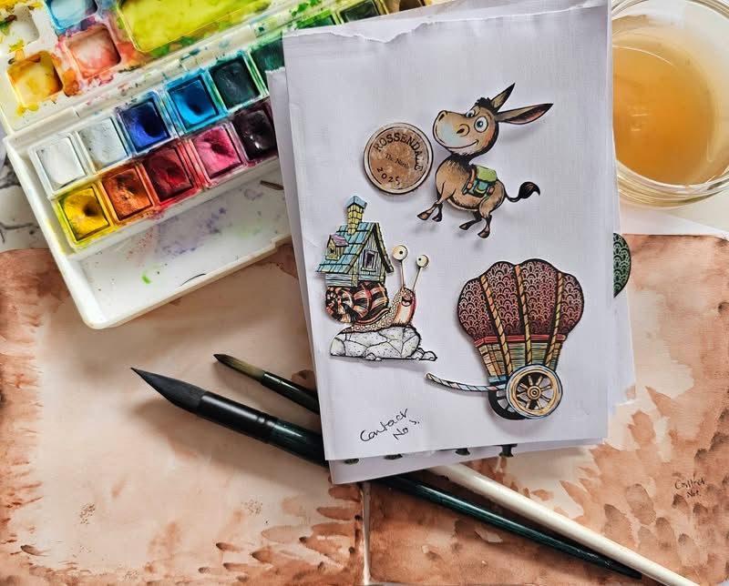 Creative Ember Designs Lost Luggage - Ephemera Die-Cuts