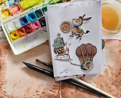 Creative Ember Designs Lost Luggage - Ephemera Die-Cuts