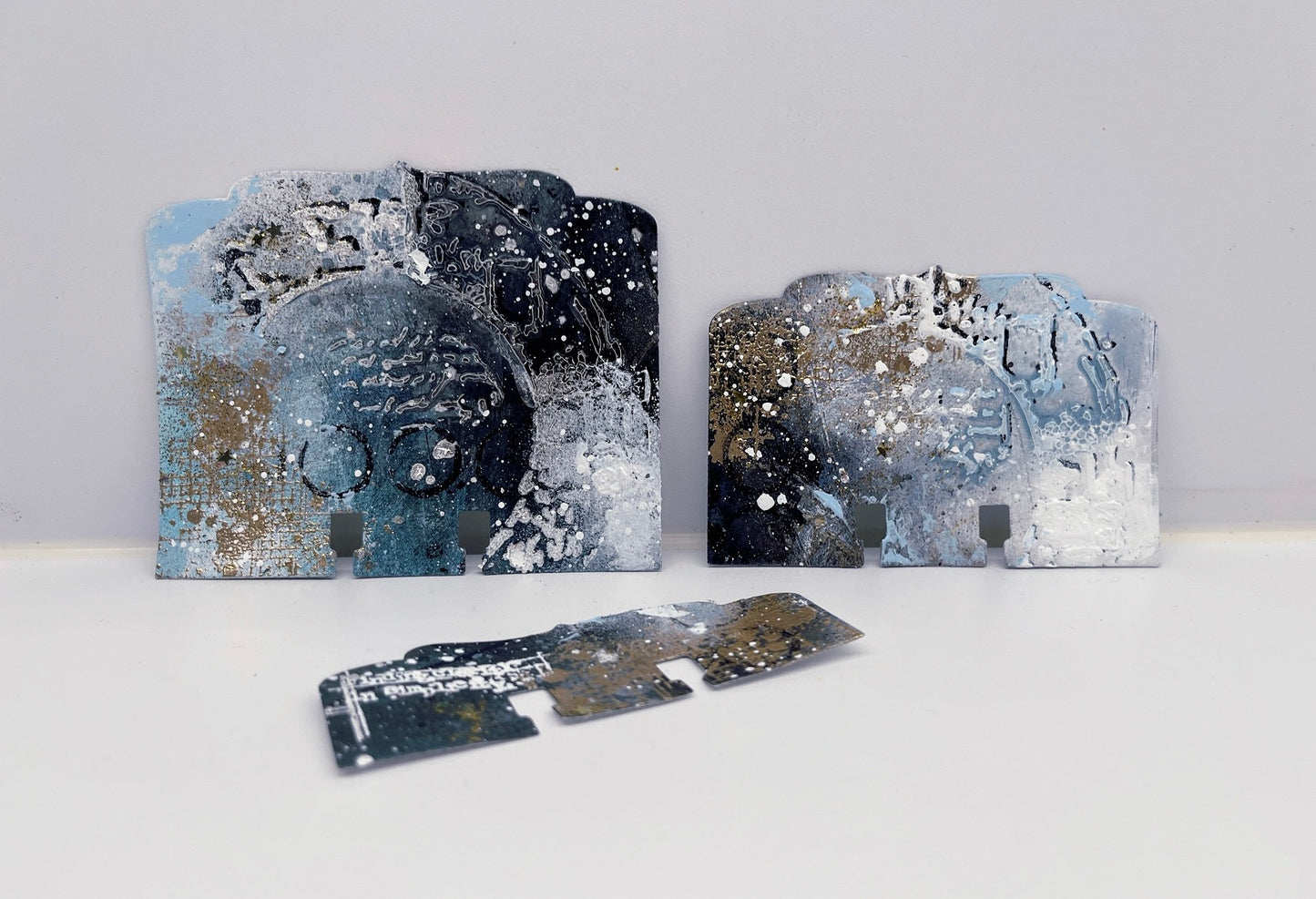 8x A7 Stamp sets - Flowers & Background designs