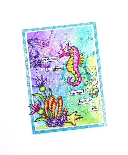 TP-859 - A6 Clear Stamp Set - Ocean Floor
