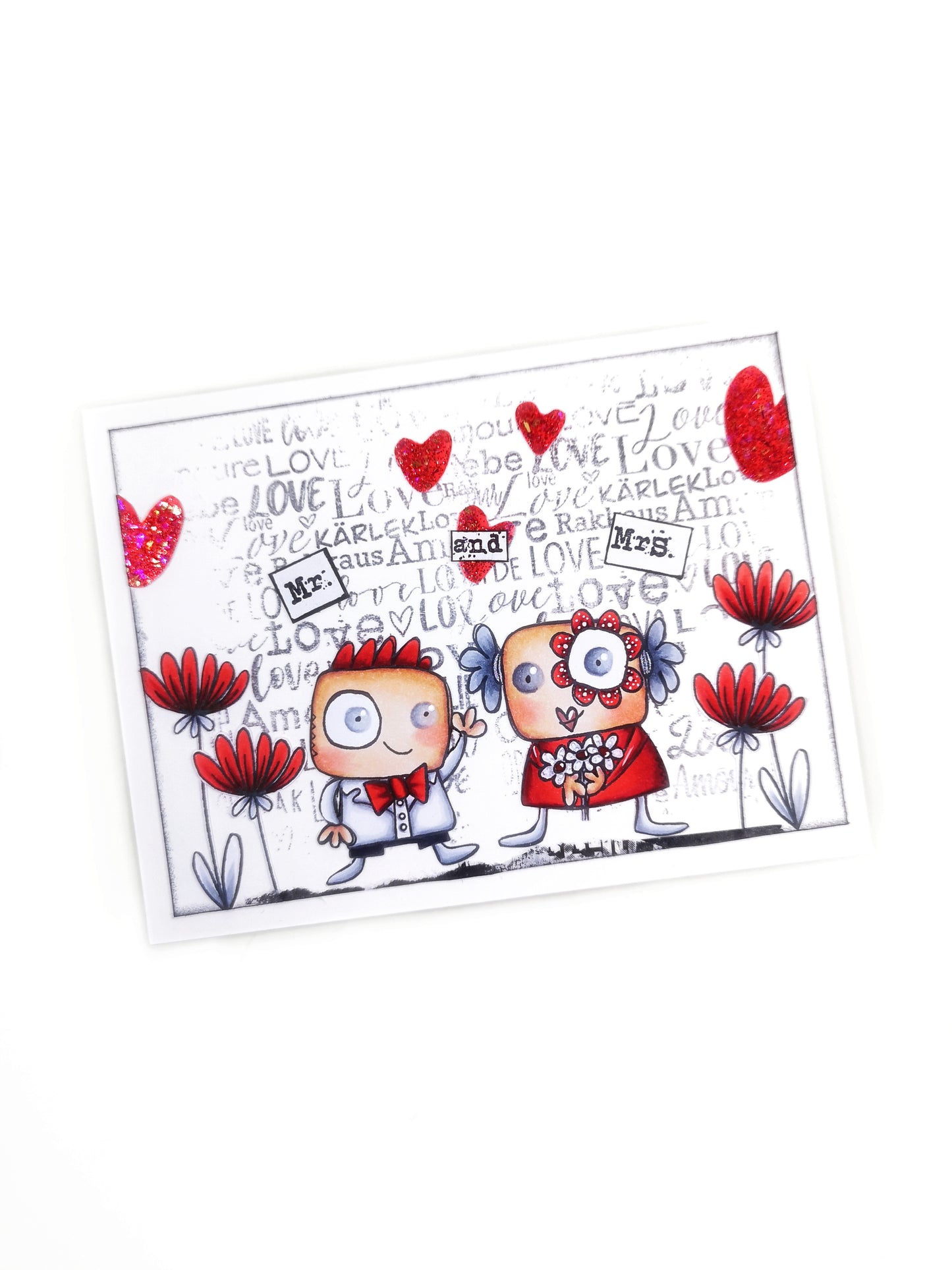 #931 - A7 Stamp Set - Mr & Mrs