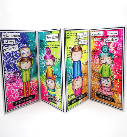 #934 - A7 Stamp Set - Mother Daughter