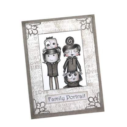 #934 - A7 Stamp Set - Mother Daughter