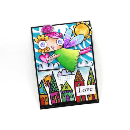 #188 - 6"x6" Stencil - Friendly Avenue