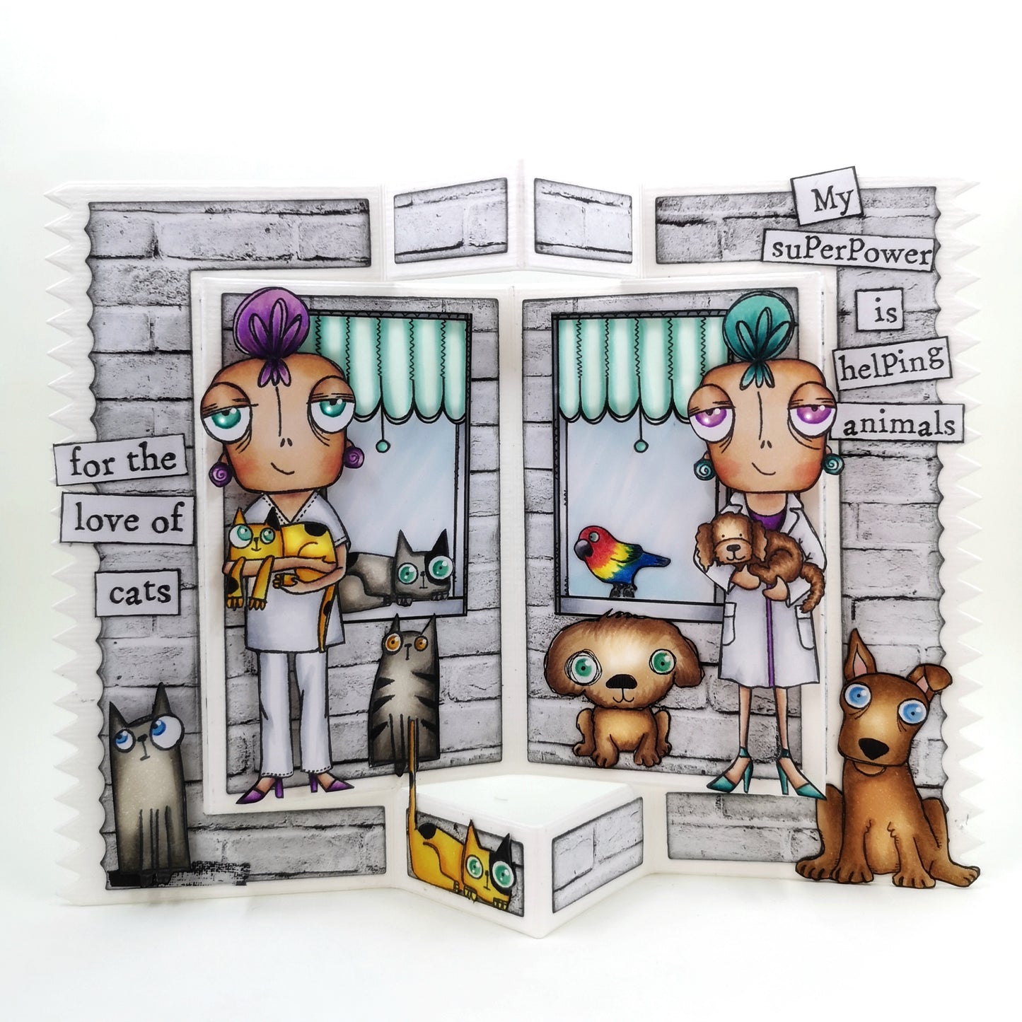 TP-373 - A6 Clear Stamp Set - Rescue Puppies