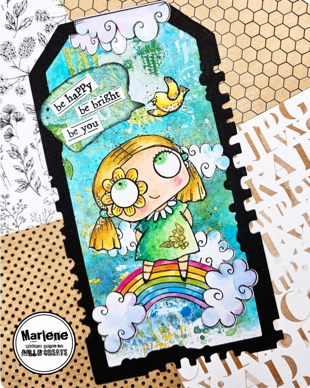 #1164 - A7 Stamp Set - Sparkle