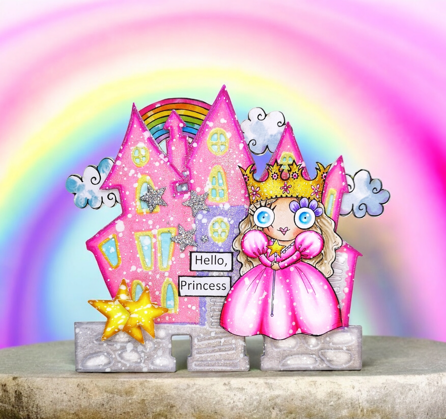 #614 - A7 Clear Stamp Set - Glinda Good Witch