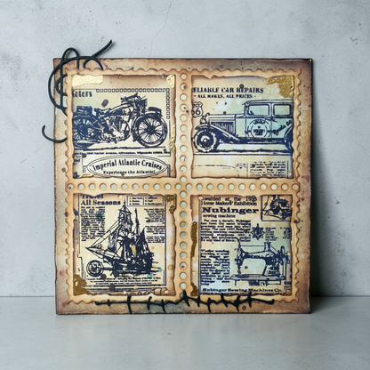 DI-111 - Die-Cutting Die Set - Splintered Tiles