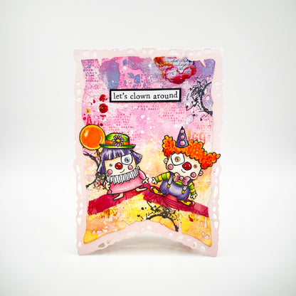 #1209 - A7 Stamp Set - Clown Around