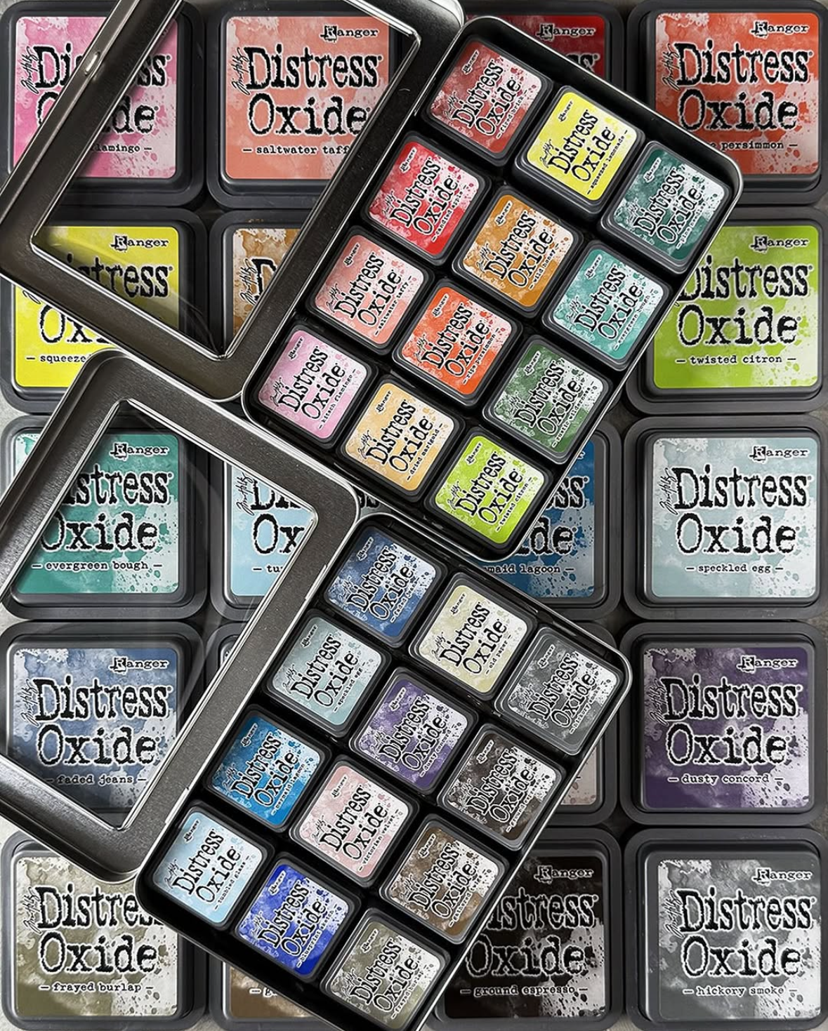 Ranger Tim Holtz Distress® Mini Oxide Ink Pads Kit #9 with Reinkers