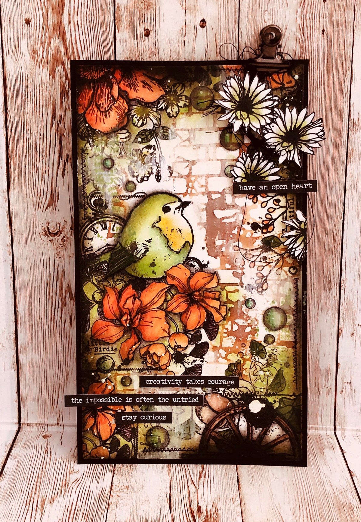 TP-269 - A5 Clear Stamp Set - Flourish