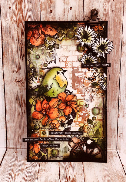 TP-269 - A5 Clear Stamp Set - Flourish