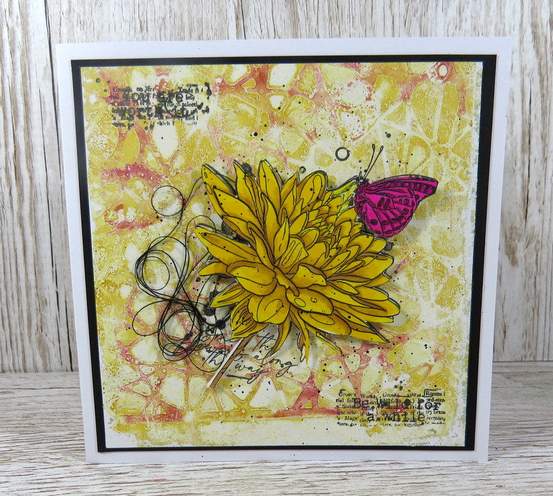 TP-745 - Visiting The Flowers - A5 Clear Stamp Set