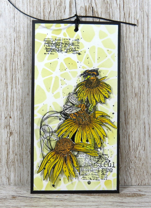 TP-745 - Visiting The Flowers - A5 Clear Stamp Set