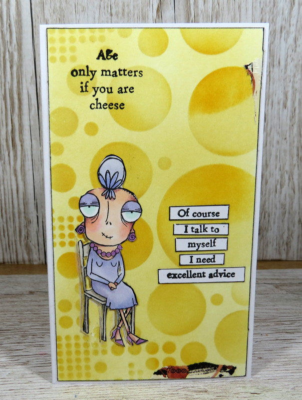 #87 - A4 Stencil - Totally Dotty