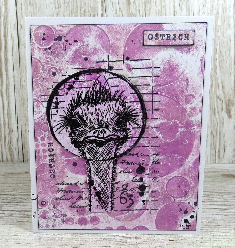 #87 - A4 Stencil - Totally Dotty