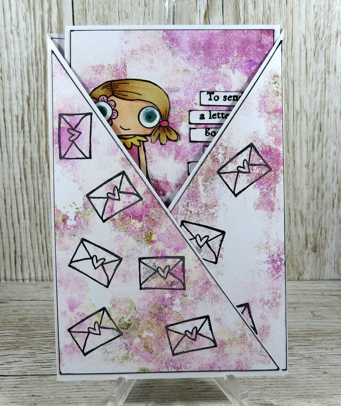 #819 - A7 Clear Stamp Set - Happy Mail