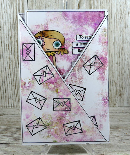 #819 - A7 Clear Stamp Set - Happy Mail