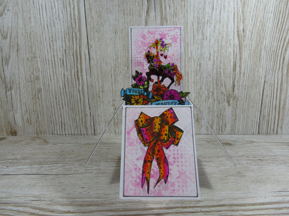 TP-827- A5 Clear Stamp Set - On Golden Poles