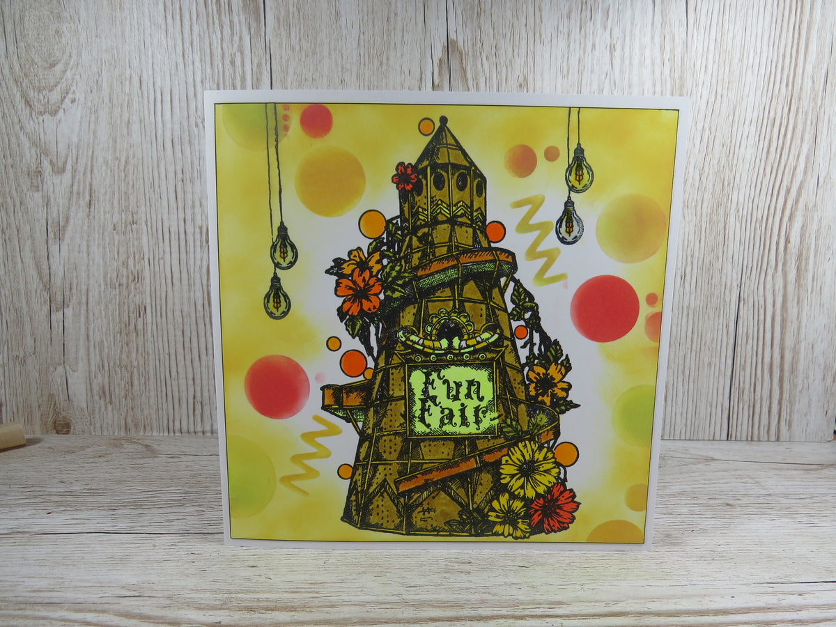 TP-828 - A5 Clear Stamp Set - Spiralling Delights