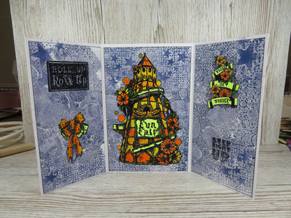TP-828 - A5 Clear Stamp Set - Spiralling Delights