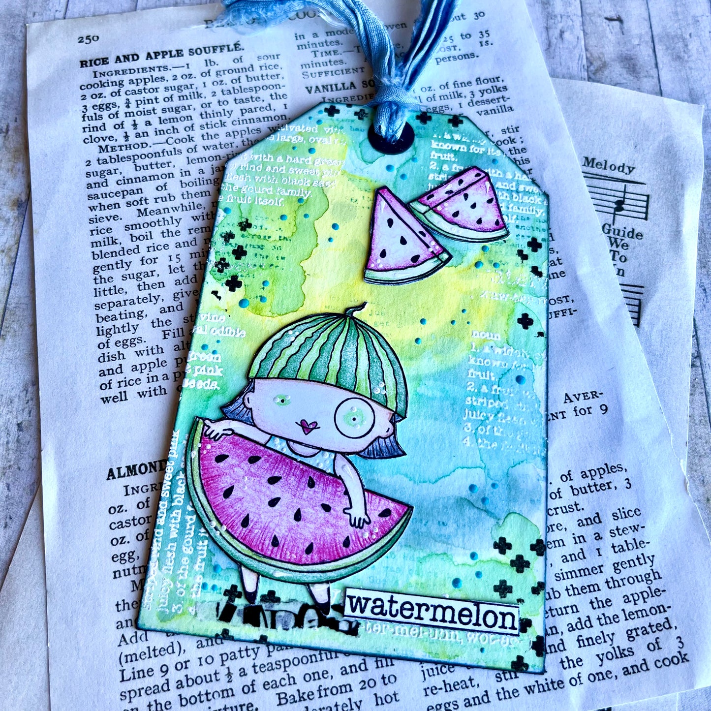 #1030 - A7 Stamp Set - Watermelon