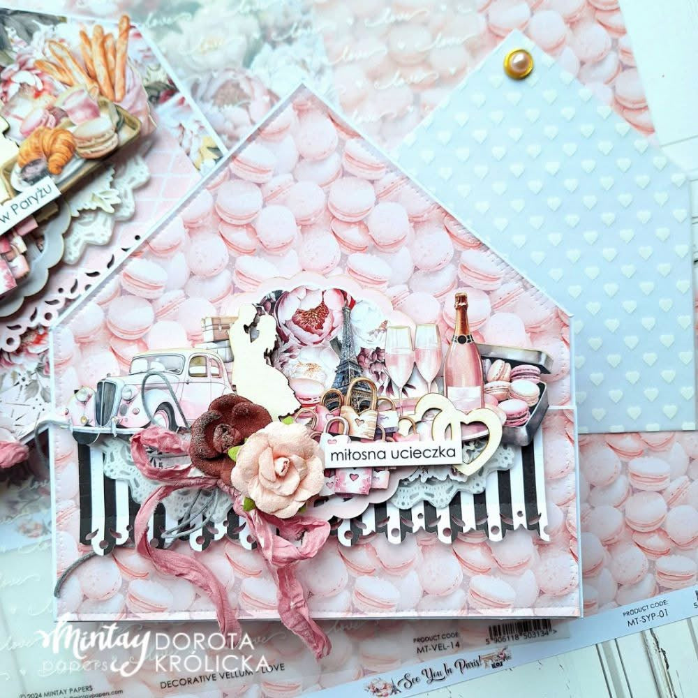 Mintay See You In Paris Paper Die-Cuts (60pcs)