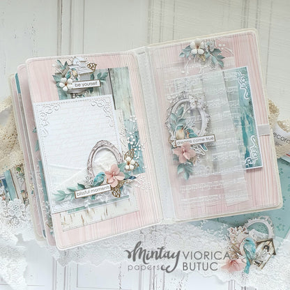 Mintay Winged Melodies 6x8 Inch Album Base (8pcs)