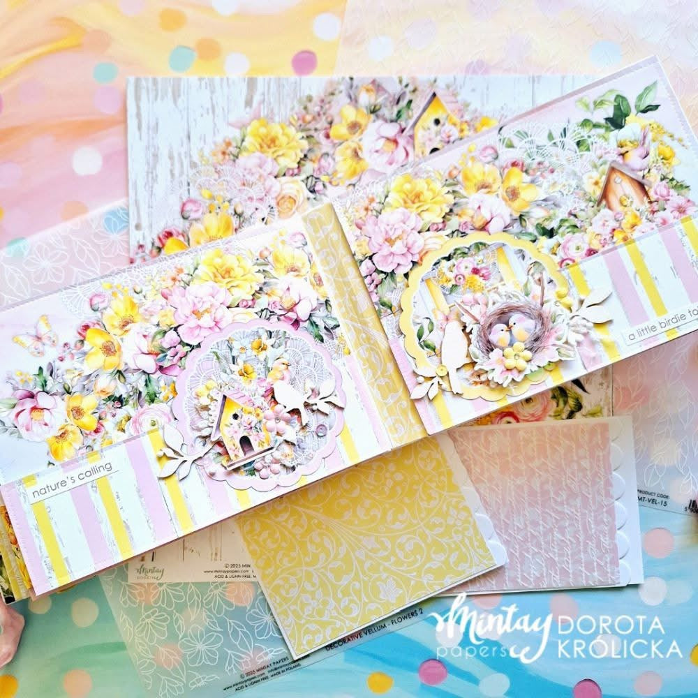 Mintay Blossom Serenity Paper Die-Cuts (60pcs)