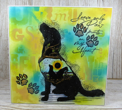 #137 - 6"x6" Stencil - Graphic ABCs