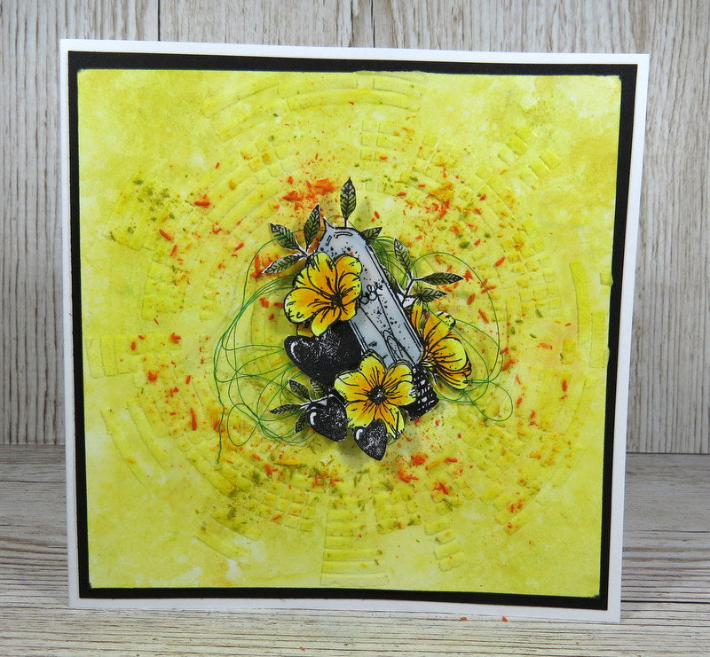 PC-28 - 6"x6" Stencil - Vortex/Broken Circle