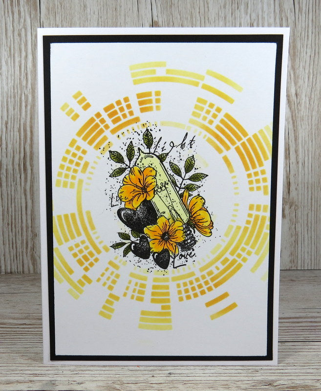 PC-28 - 6"x6" Stencil - Vortex/Broken Circle