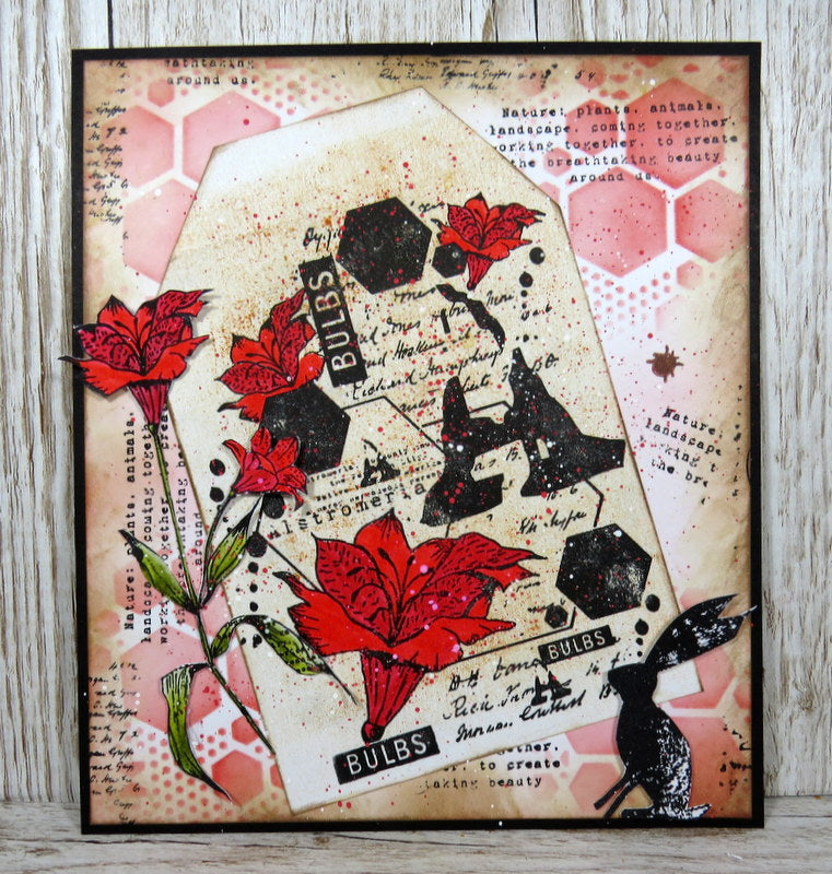 #108 - A4 Stencil - Hugely Hexagonal