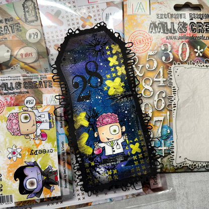 TP-957 - A7 Stamp Set - Weird Science