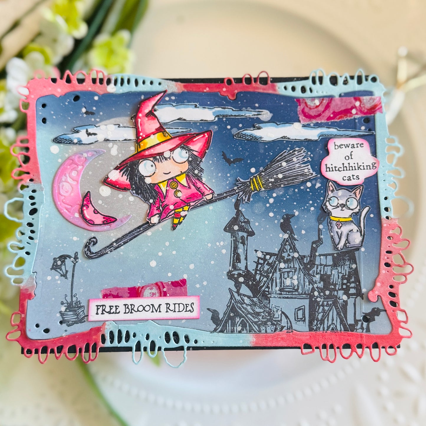 #TP-1298 - A7 Stamp Set - Free Broom Rides