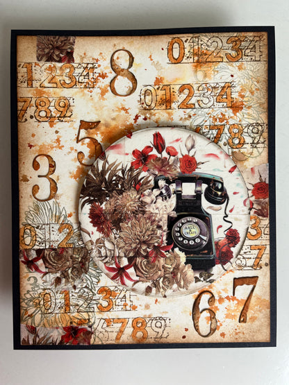 TP-710 - A5 Clear Stamp Set - Perched Among Petals