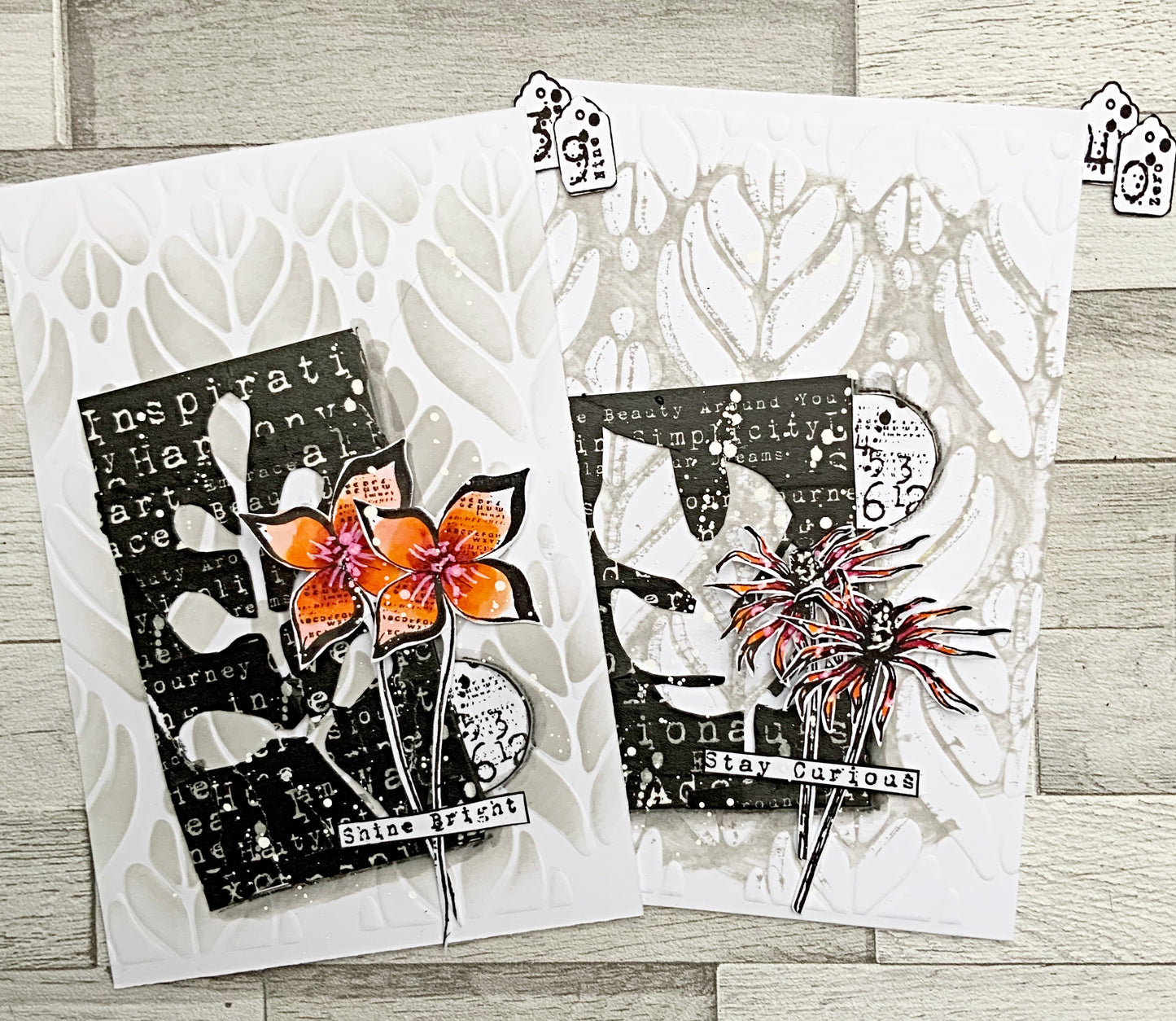 #178 - 6"x6" Stencil - Crisp Tulips