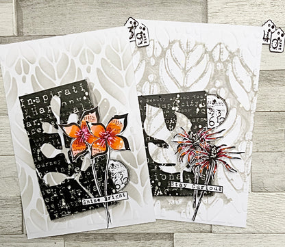 #178 - 6"x6" Stencil - Crisp Tulips