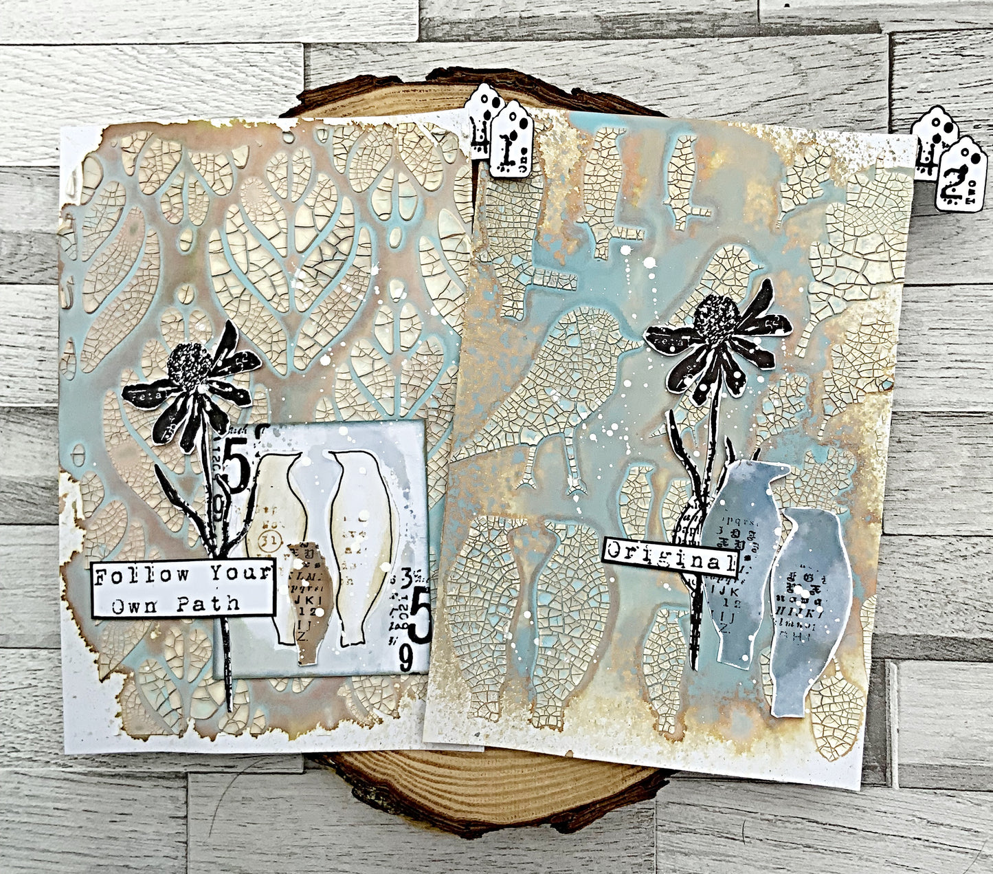 #178 - 6"x6" Stencil - Crisp Tulips