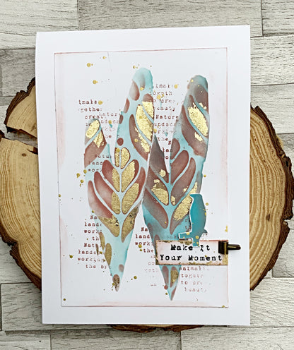 #178 - 6"x6" Stencil - Crisp Tulips