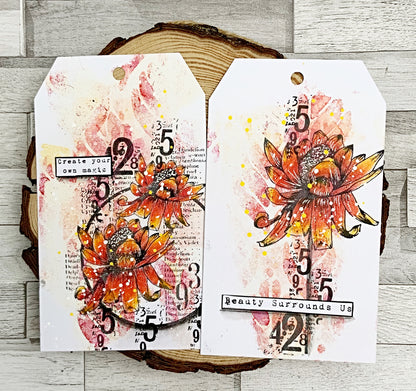 PC-155 - 6"x6" Stencil - Folium