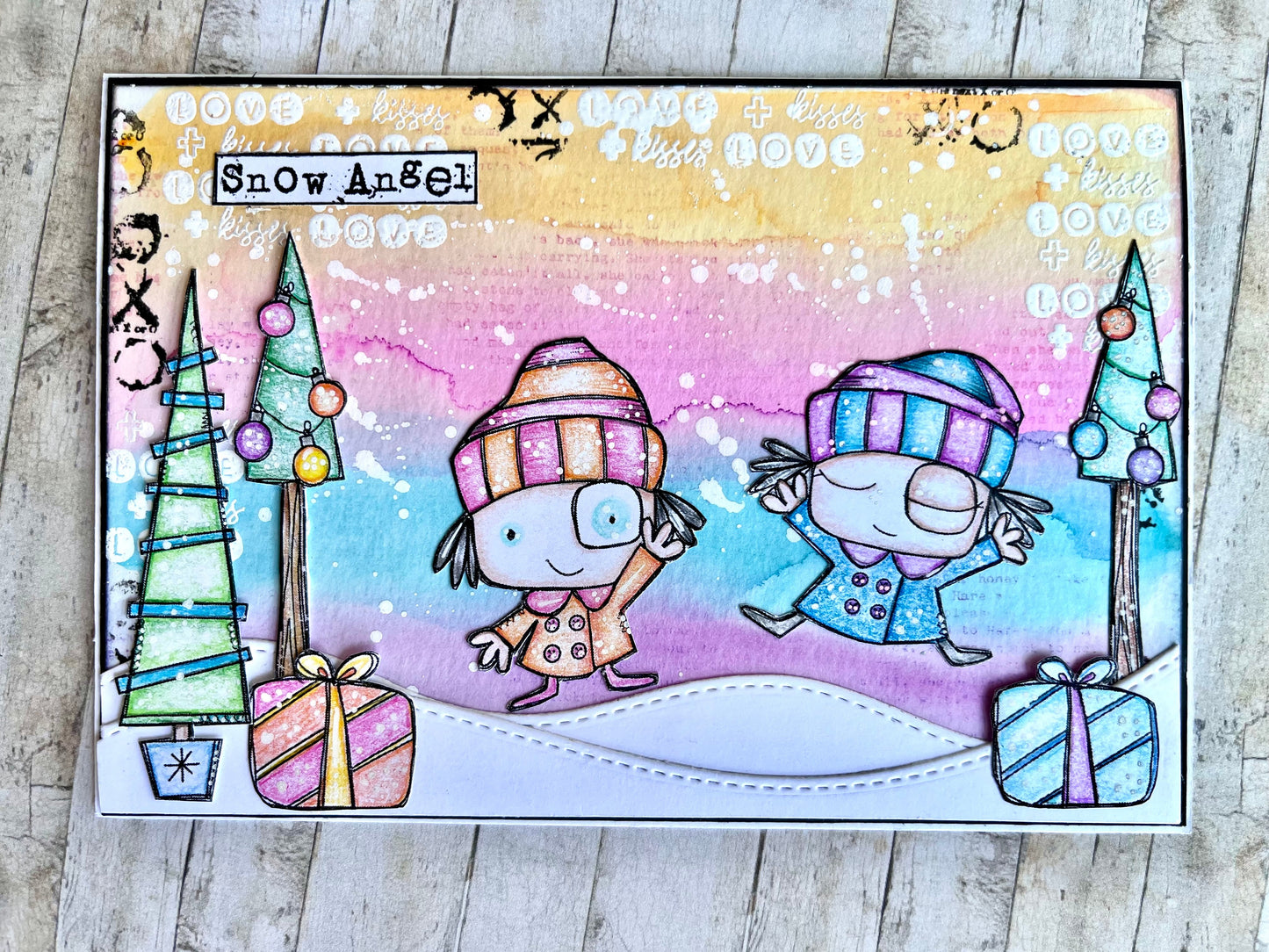 #943 - A7 Stamp Set - Snow Angel