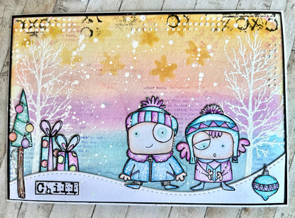 TP-942 - A7 Stamp Set - Hello Winter